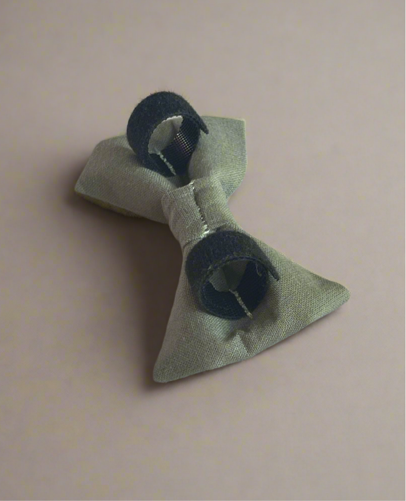 Olive green bow tie