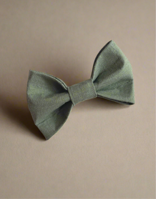 Olive green bow tie