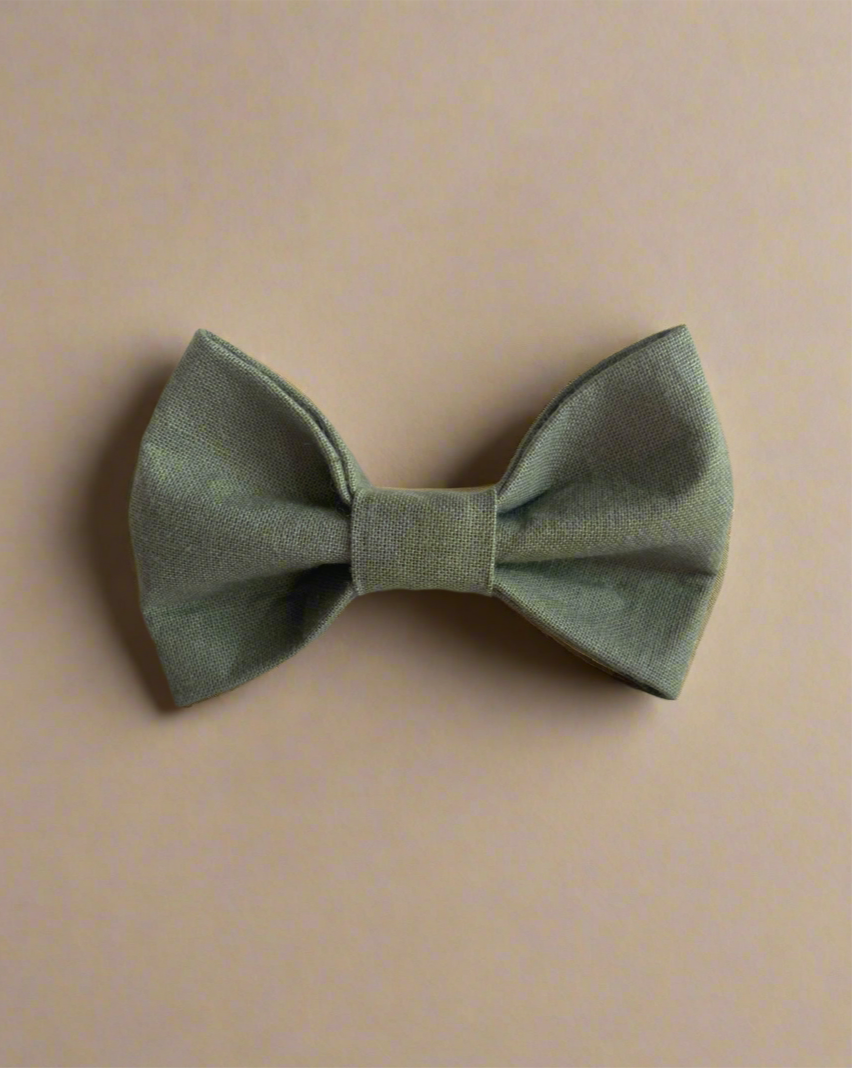 Olive green bow tie