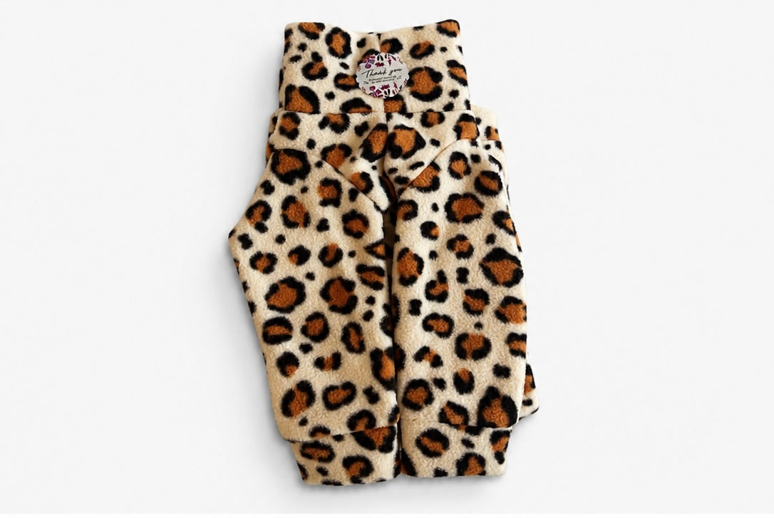 Ready to send Italian greyhound onesie size S - Leopard print