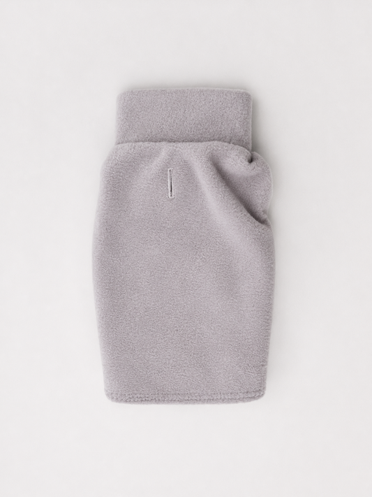 Ready to send Italian Greyhound puppy vest with harness hole - Grey